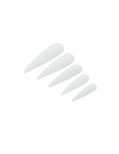 Tip stiletto bianche 100 pezzi cupio